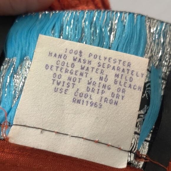 Vintage Roper Bohemian Women's Tiered Midi Skirt Small Velvet Burnout Cowgirl - Picture 4 of 5